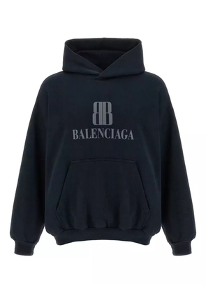 Balenciaga Nano Bb cotton hoodie - Black