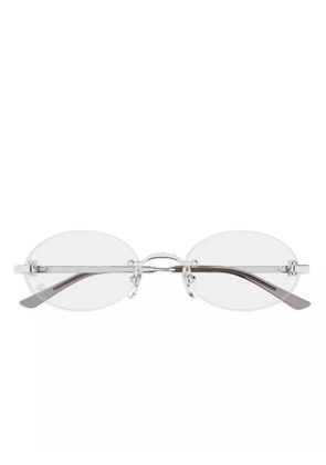 Cartier Eyewear oval-frame glasses - Grey