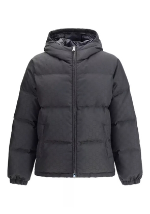 Gucci monogram quilted puffer jacket - Black