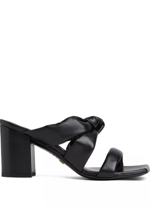 Stuart Weitzman 75mm Playa mules - Black
