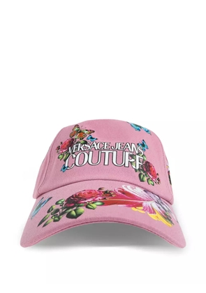 Versace Jeans Couture floral print cap - Pink