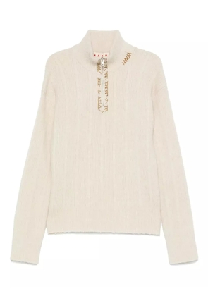 Marni turtleneck sweater - Neutrals