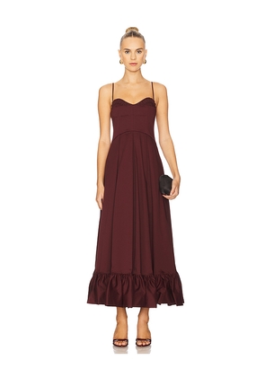 Clea Vandalia Dress in Burgundy. Size M. Also in L, S, XS.
