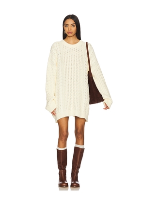 Callahan Mia Cableknit Sweater in Cream.