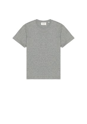 FRAME Duo Fold Tee in Grey. Size L. Also in M, S, XL/1X.
