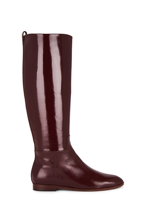 GIA BORGHINI Marta Boot in Burgundy. Size 37. Also in 36, 38, 38.5, 40.