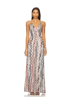 Missoni Sleeveless Long Dress in White,Brown. Size 42/6. Also in 44/8.