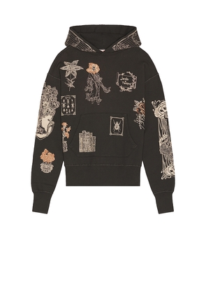 Samuel Zelig Jardin Hoodie in Charcoal. Size M. Also in S, XL/1X.