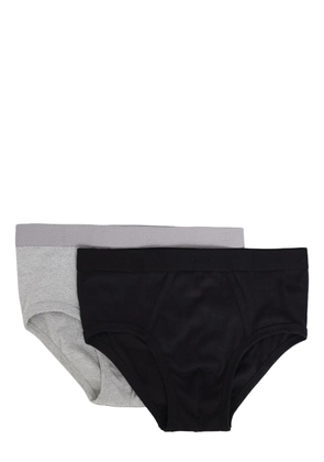 Osklen cotton briefs (pack of two) - Black