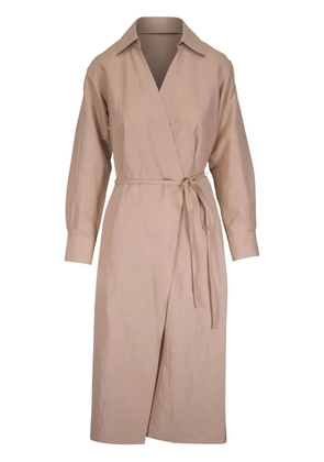 Vince wrapped dress - Neutrals
