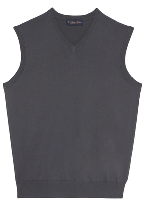 Brooks Brothers cotton knit vest - Grey