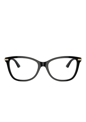 Jimmy Choo Eyewear round-frame clear glasses - Black