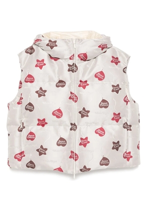 MASU Falling Balloon Down vest jacket - Neutrals