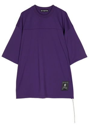 Mastermind World logo-print crew-neck T-shirt - Purple
