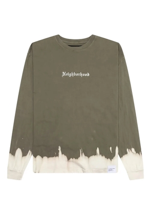 Neighborhood Savage skull-print sweatshirt - Green