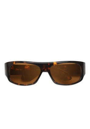 Marni Eyewear Uailus tortoiseshell rectangle sunglasses - Brown