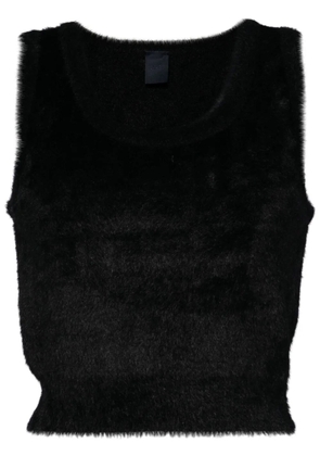 Juun.J fleece vest - Black