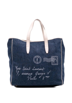 Saint Laurent Pre-Owned 2000-2012 Denim Y Mail tote bag - Blue