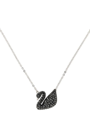 Swarovski swan pendant necklace - Silver