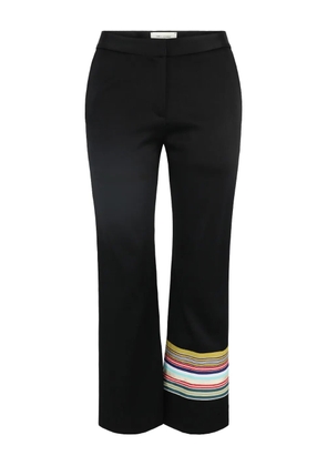 Hellessy Loic stripe-detail trousers - Black