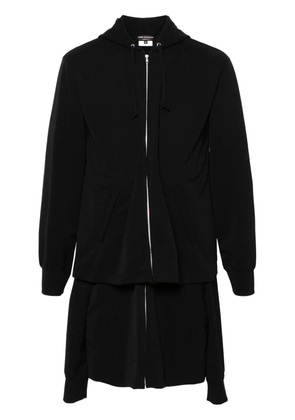 Comme des Garçons Homme Plus Double Sleeve hooded jacket - Black