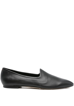 Aeyde Vanna pointed-toe leather loafers - Black