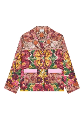 Pierre-Louis Mascia ALOE floral-print shirt - Pink