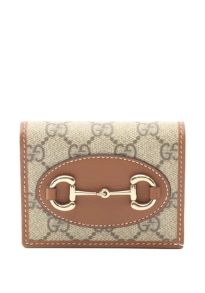 Gucci Pre-Owned 2020s Horsebit 1955 wallet - Neutrals