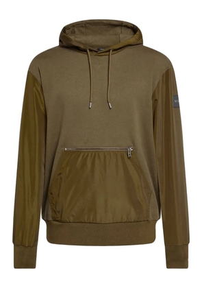 BOSS hooded panelled sweatshirt - Green