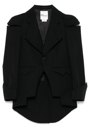 Noir Kei Ninomiya cut-out detailed jacket - Black