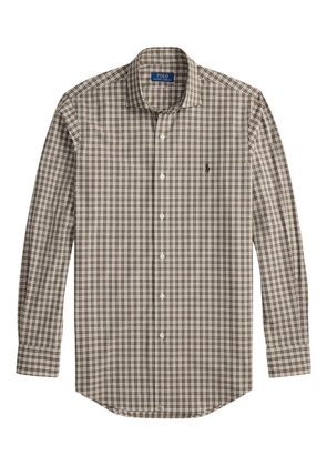 Polo Ralph Lauren check-patterned long-sleeve shirt - Brown