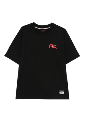 EVISU logo-print T-shirt - Black
