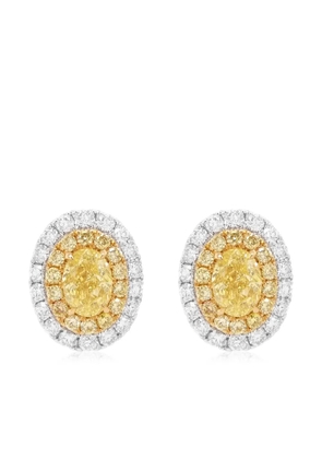 HYT Jewelry 18kt white gold diamond earrings - Silver