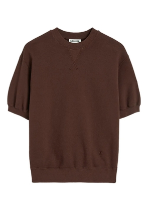 JIL SANDER+ cotton terry T-shirt - Brown