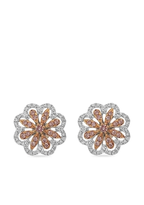 HYT Jewelry 18k white gold diamond earrings
