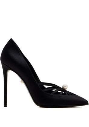 Alevì 110mm Susi pearl-embellished pumps - Black