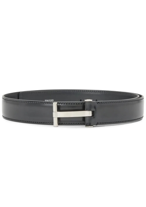 TOM FORD T-buckle leather belt - Black