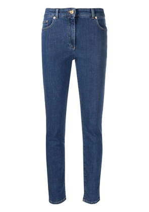 Moschino Teddy Bear-detail slim-fit jeans - Blue
