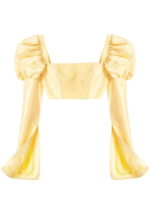 Macgraw Canary crop blouse - Yellow