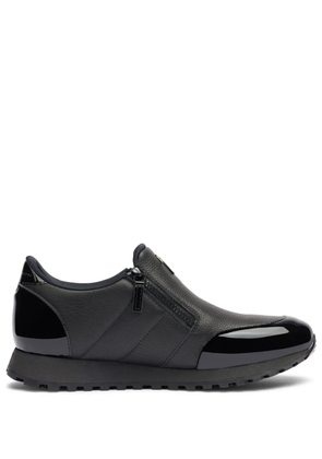 Giuseppe Zanotti Ilde Run double-zip low-top sneakers - Black