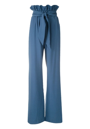 Olympiah Laurier paperbag waist trousers - Blue