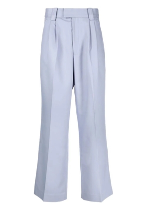 Viktor & Rolf pleat-detail wide-leg trousers - Grey