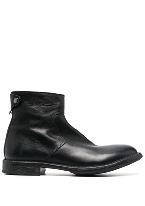 Moma smooth-grain leather boots - Black