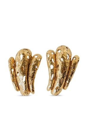 Paola Sighinolfi Lis cut-out earrings - Gold