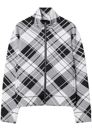 Burberry checked lightweight jacket - Black