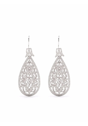 Wouters & Hendrix Gold 18kt white gold Bright Necessities diamond drop earrings - Silver