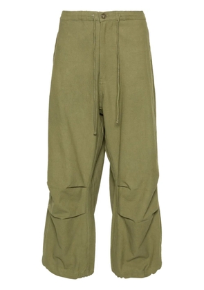 STORY mfg. Paco loose-cut trousers - Green