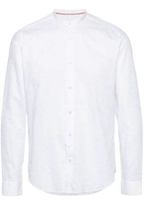 Tintoria Mattei band-collar cotton shirt - White