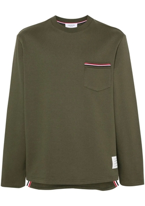 Thom Browne crew-neck sweatshirt - Green