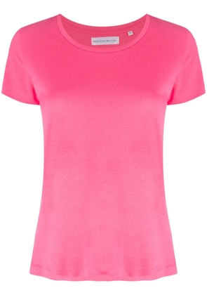 Madison.Maison short-sleeved cotton-jersey T-shirt - Pink